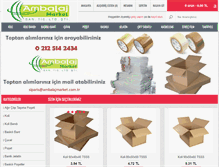 Tablet Screenshot of ambalajmarket.com